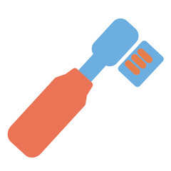 Toothbrush Flat Icon