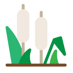 Reed Flat Icon