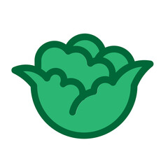 Cabbage Flat Icon