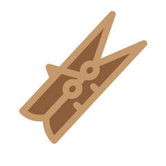 Clothespin Flat Icon