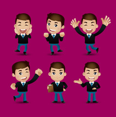 people with different poses