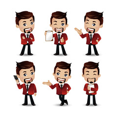 people with different poses