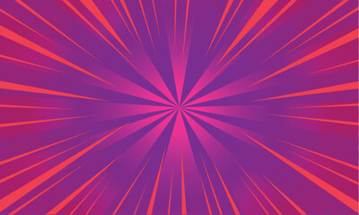 Halftone Superhero Frame Background. Comic Sunburst Banner