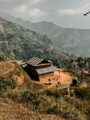 house in the mountains