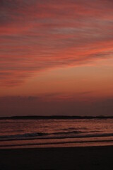 Fototapeta na wymiar Sunset at the beach(다대포)