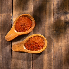 Organic ground paprika sweet spice - Red cooking seasoning