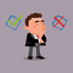 Like and dislike. Good and bad. A people thinks or shows a gesture of approval and disapproval