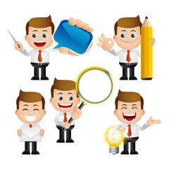 Cute Set - Set of businessman
