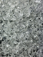 a crystal-like piece of ice