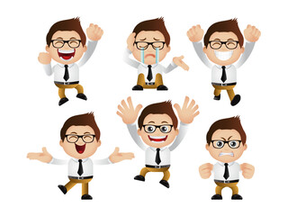 Cute Set - Set of business character