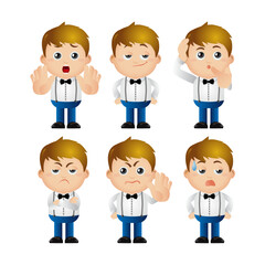 Cute Set - Set of businessman