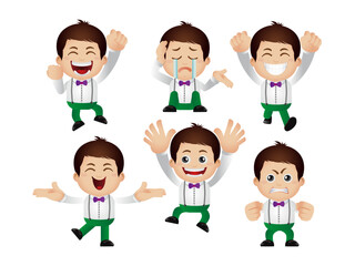 Cute Set - Set of man character