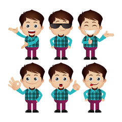 Cute Set - Set of business character