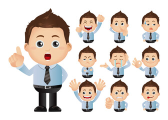 Cute Set - Set of business people