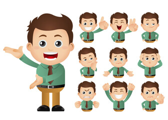 Cute Set - Set of business people