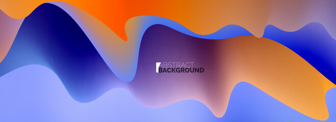 Waves with liquid colors dynamic abstract background for covers, templates, flyers, placards, brochures, banners