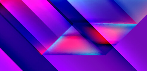 Dynamic triangle design with fluid gradient colors abstract background