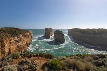 Loch And Gorge on the Great Ocean Road, Port Campbell, Victoria.	