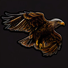 Eagle sticker ai art