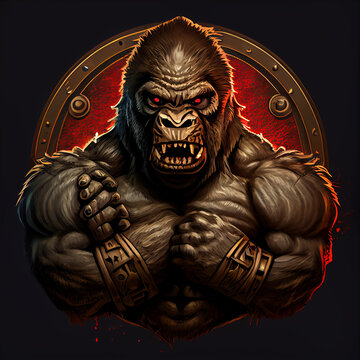 Mad Gorilla Emblem And Logo