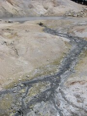 Stream Hydrothermal Feature at Lassen Volcanic National Park