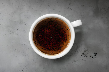 Obraz na płótnie Canvas Generative AI digital art of a coffe cup minimalist