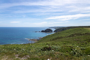 Obraz premium Beautiful view of the north of Spain on the coast of the Cantabrian sea.