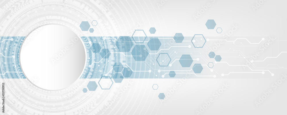 Wall mural abstract background image abstract technology concept and network circuit board