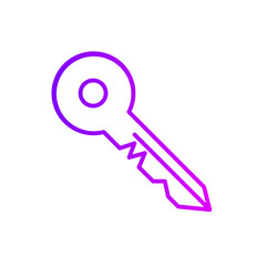 key gradient icon