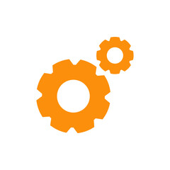 3d gear wheels or setting icon.