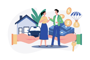 A Couple With A Mortgage Loan