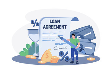 Man With The Loan Agreement