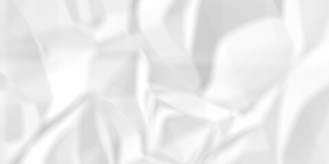White paper crumpled texture. white fabric textured crumpled white paper background. panorama white paper texture background, crumpled pattern texture backgrund.