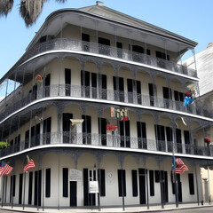 Obraz premium Historical sites New Orleans United States 