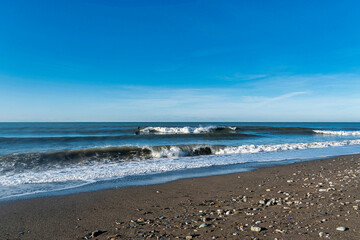 beach and sea