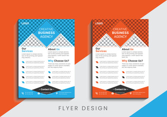 Multipurpose creative business flyer design template
