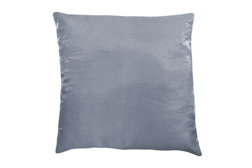 Gray Silk Pillow