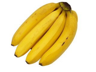 Bananas isolated on white
