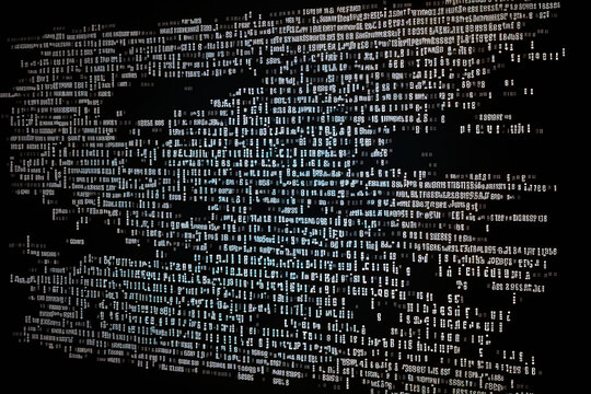 software developer programming code a software developer's screen of abstract computer script code. Generative AI