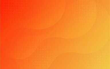 abstract colorful geometric with orange background