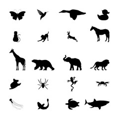 Animal Silhouette Art For Kids