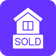 House Sold Icon Style
