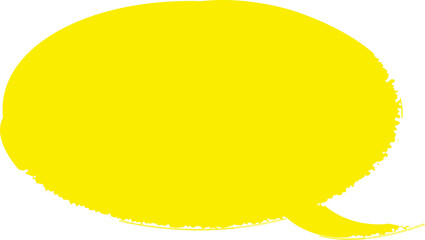 吹き出し イエロー系D　ラフ