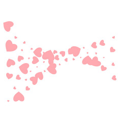 Burgundy Hearts Vector White Backgound. Birthday