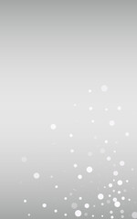 Gray Blizzard Vector Silver Background. Christmas