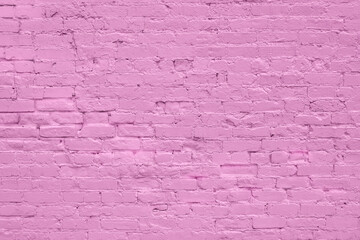 Grunge Pink Brick Wall Background Texture