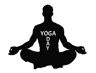 yoga pose silhouette