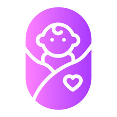 baby gradient icon