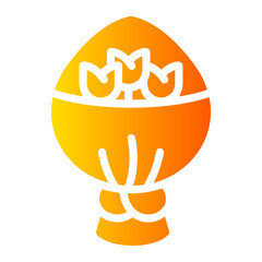 bouquet gradient icon