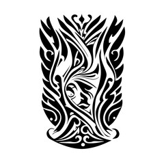 Elegant Illustration Tattoo Design 05